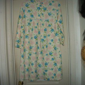 PRETTY IN FLOWERS FOLKLORE VINT NIGHTIE MED